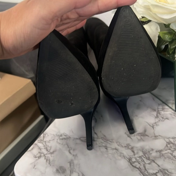 Suede Black Booties - Picture 4 of 4